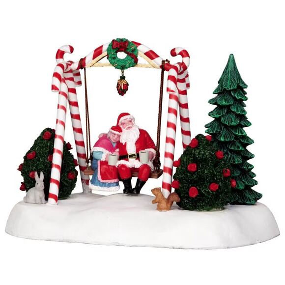 Lemax Village Collection Animated Santa Swing #24479 In Box 2012